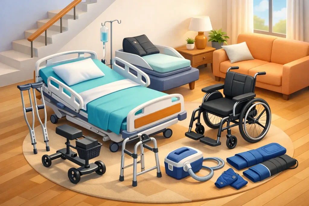 O que alugar para recuperação cirúrgica em casa