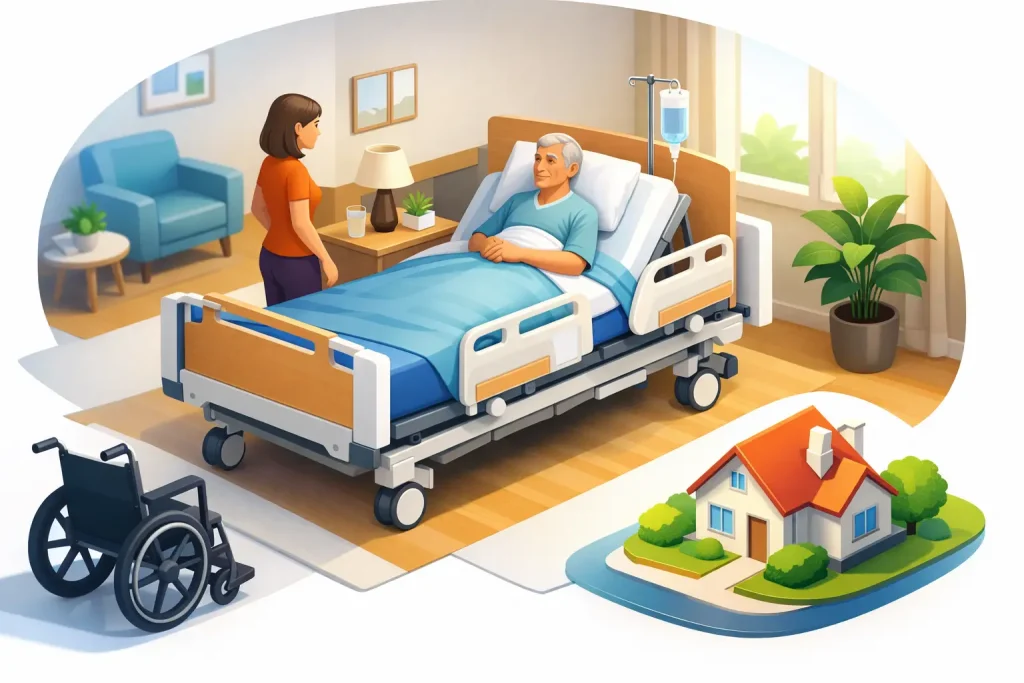 Quando usar cama hospitalar em casa?