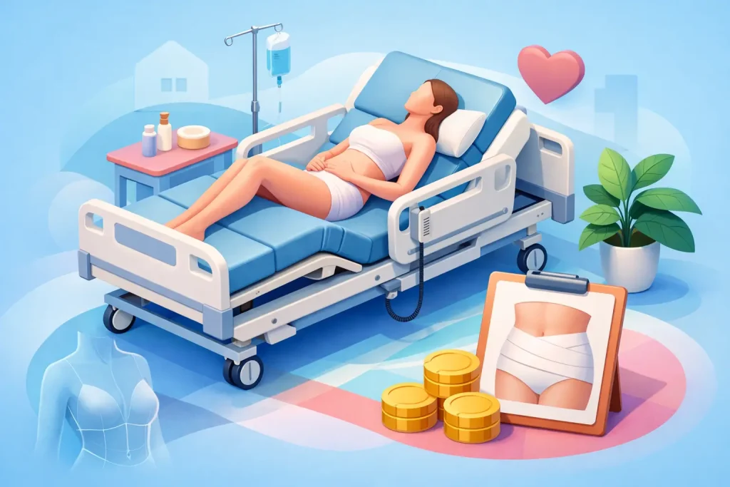 Cama para abdominoplastia aluguel vale a pena?