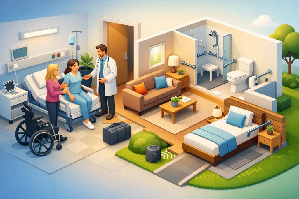 Alta hospitalar segura começa com a casa pronta