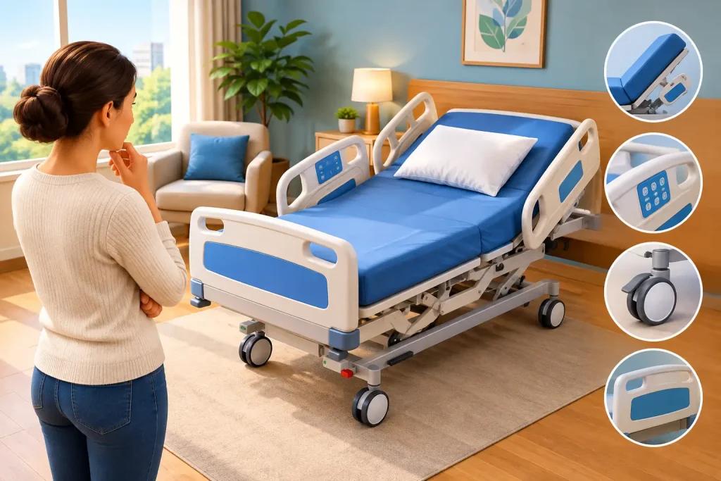 Camas hospitalares em casa: como escolher